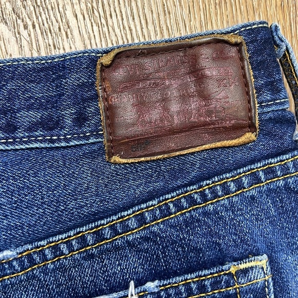 Levi’s 501 Distressed Selvedge Denim Jeans Size 31 - Picture 8 of 9